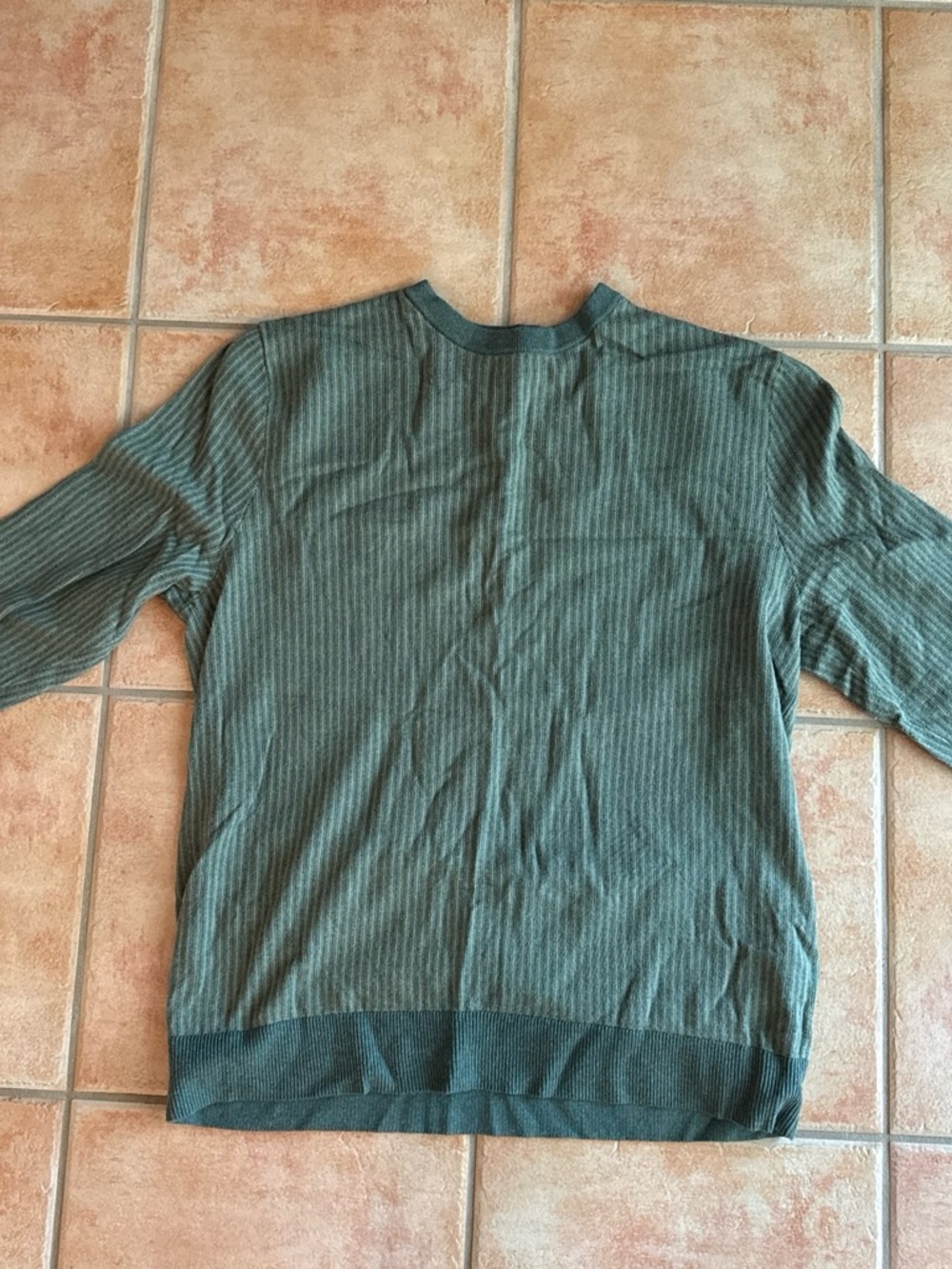 Goodfellow & Co Olive Ribbed Crewneck Sweater